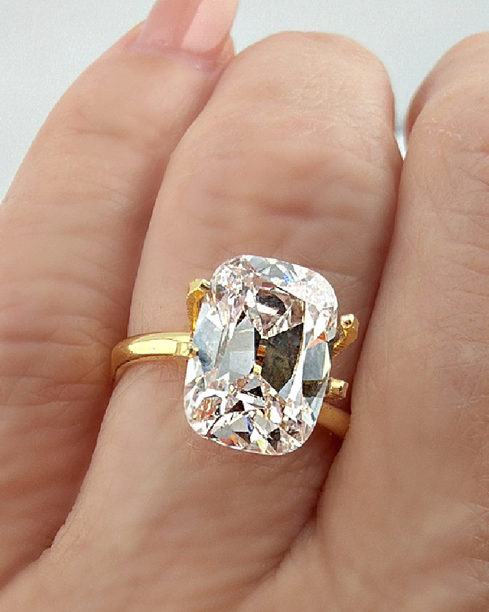 3.07 Carat Old Mine Cushion Lab-Grown Diamond