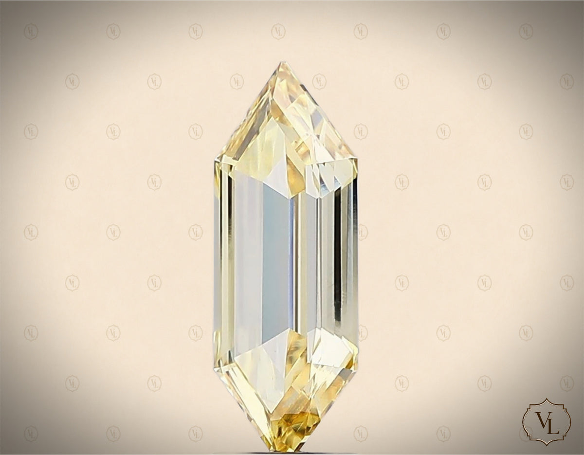 2.54 Carat Step Cut Hexagon / Dutch Marquis Lab-Grown Diamond