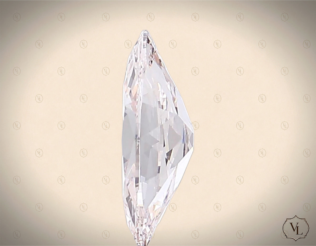 4.13 Carat Moval Old Mine Lab-Grown Diamond,