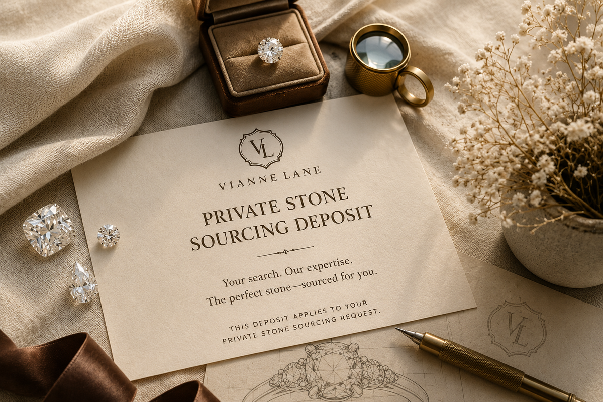 Private Stone Sourcing Deposit