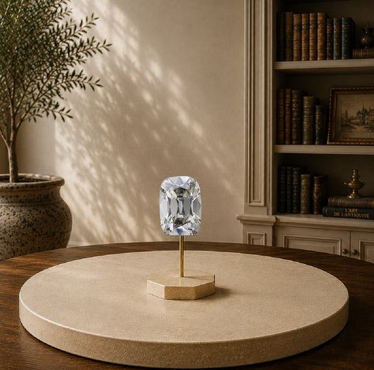 1.00 Carat Old Mine Cushion (Gray) Lab-Grown Diamond