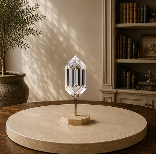 2.06 Step Cut Elongated Hexagon / Dutch Marquis  Lab-Grown Diamond