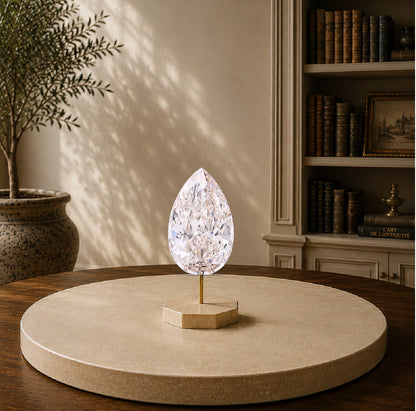 3.01 Carat Pear Modified Brilliant Cut Lab-Grown Diamond