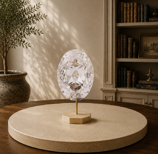 4.02 Carat Oval Lab-Grown Diamond