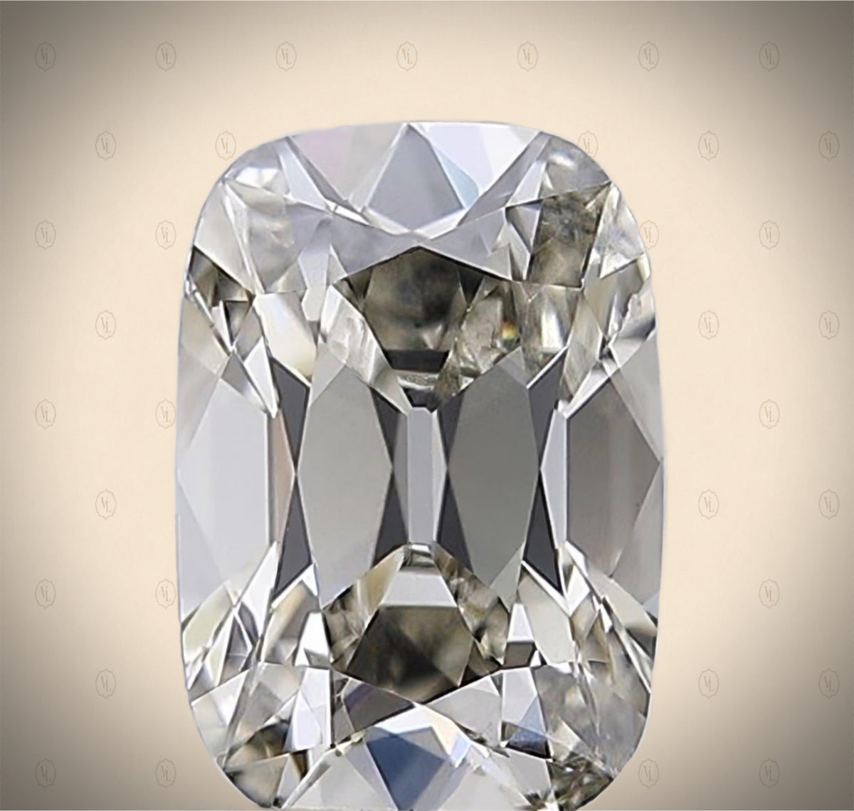 1.00 Carat Old Mine Cushion (Gray) Lab-Grown Diamond