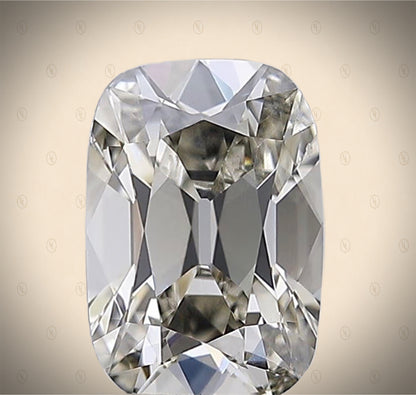 1.00 Carat Old Mine Cushion (Gray) Lab-Grown Diamond
