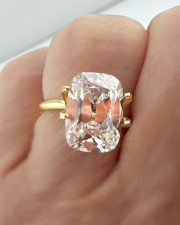 3.07 Carat Old Mine Cushion Lab-Grown Diamond