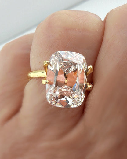 3.07 Carat Old Mine Cushion Lab-Grown Diamond