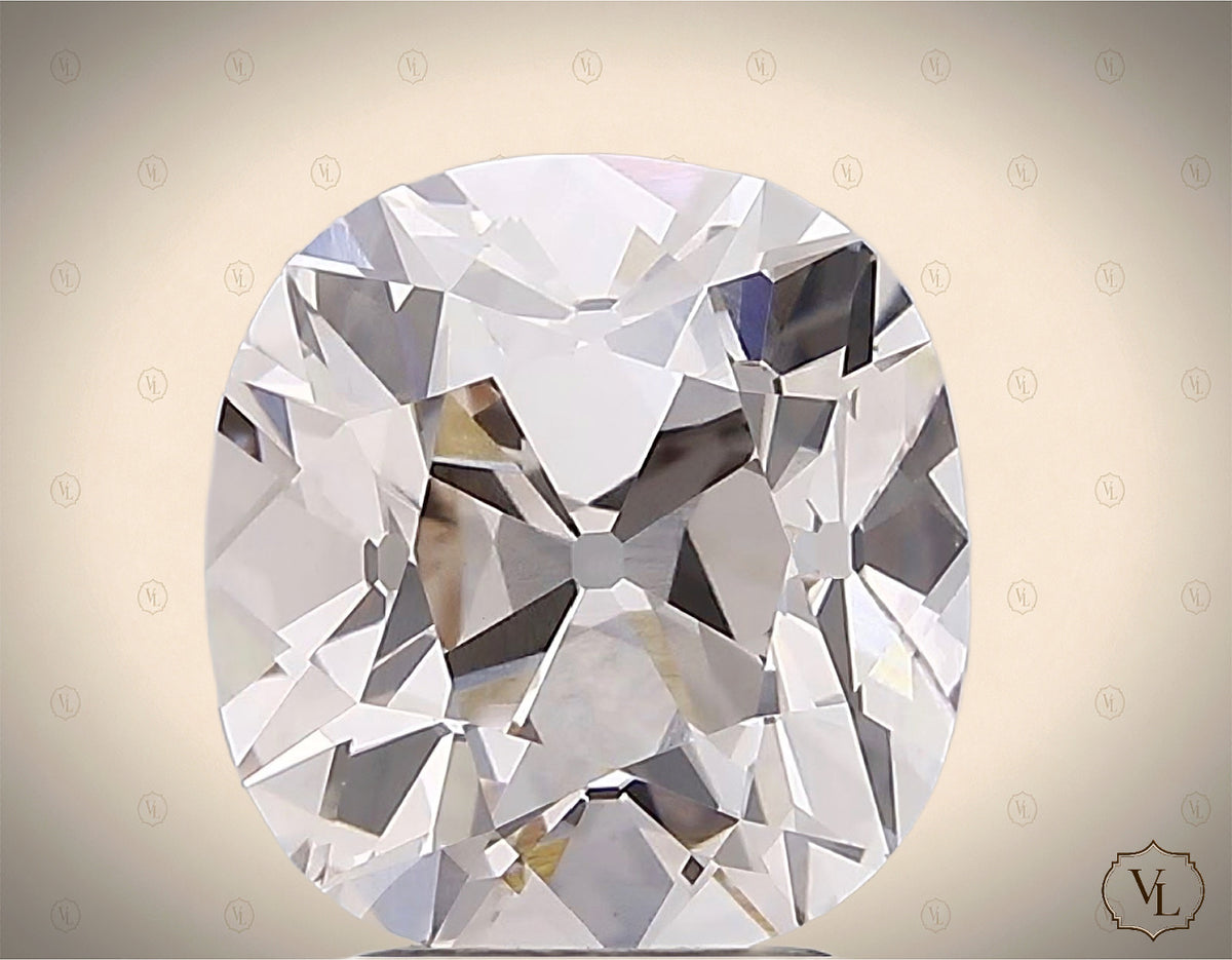 3.05 Carat Old Mine Cushion Lab-Grown Diamond