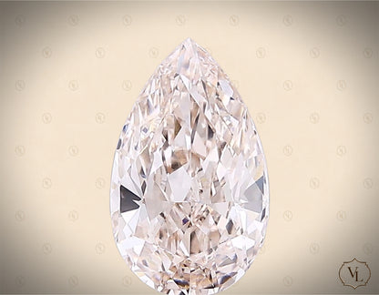 3.01 Carat Pear Modified Brilliant Cut Lab-Grown Diamond