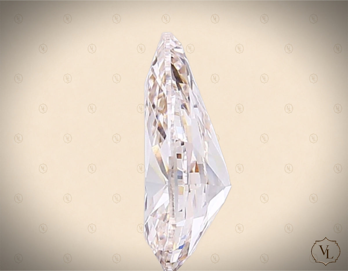 3.01 Carat Pear Modified Brilliant Cut Lab-Grown Diamond