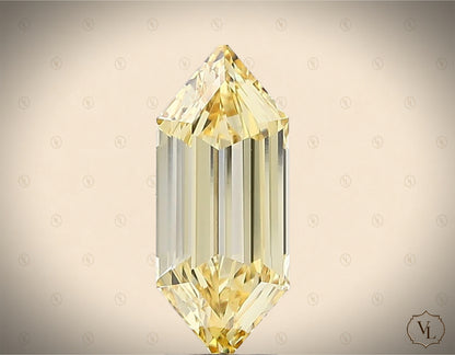 2.54 Carat Step Cut Hexagon / Dutch Marquis Lab-Grown Diamond