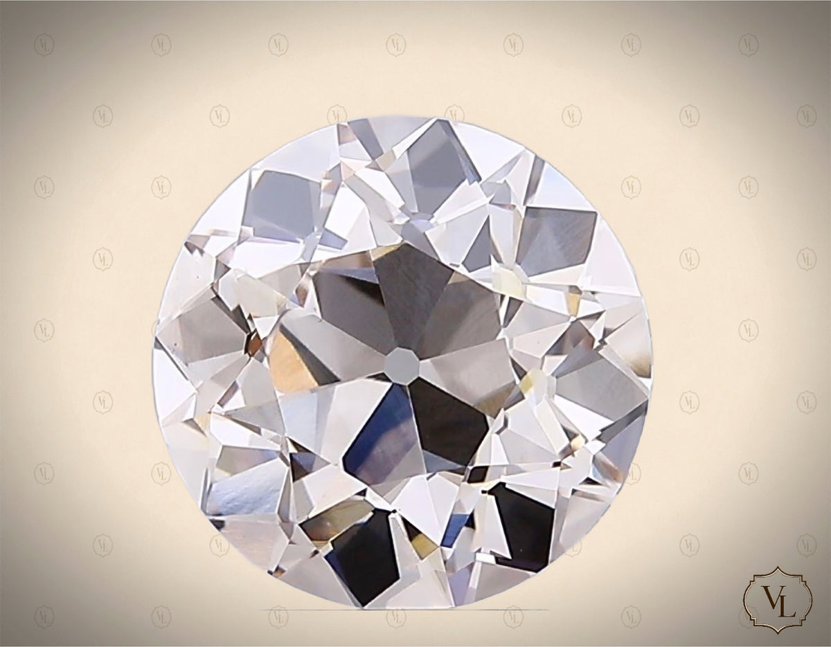 3.05 Carat Old European Lab-Grown Diamond