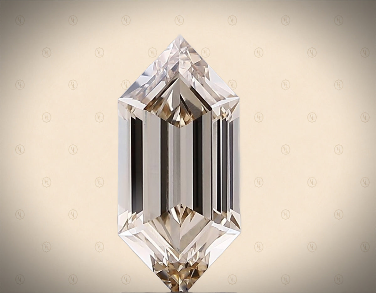 2.06 Step Cut Elongated Hexagon / Dutch Marquis  Lab-Grown Diamond