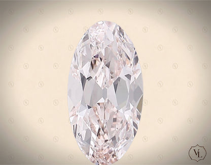 4.13 Carat Moval Old Mine Lab-Grown Diamond,