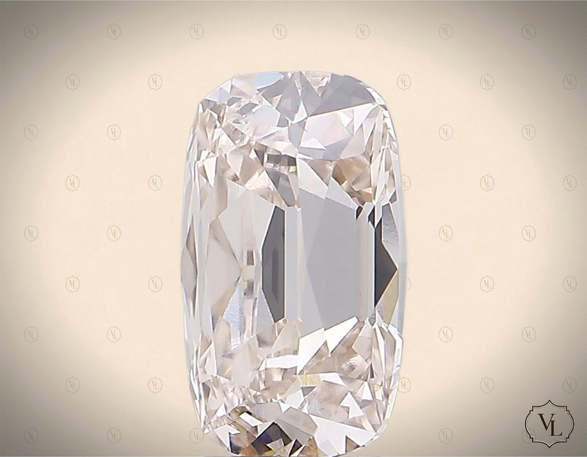 4.14 Carat Old Mine Cushion Lab-Grown Diamond